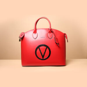 Valentino red leather bag