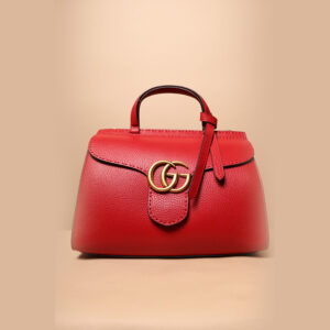 Red Leather GG mirror bag